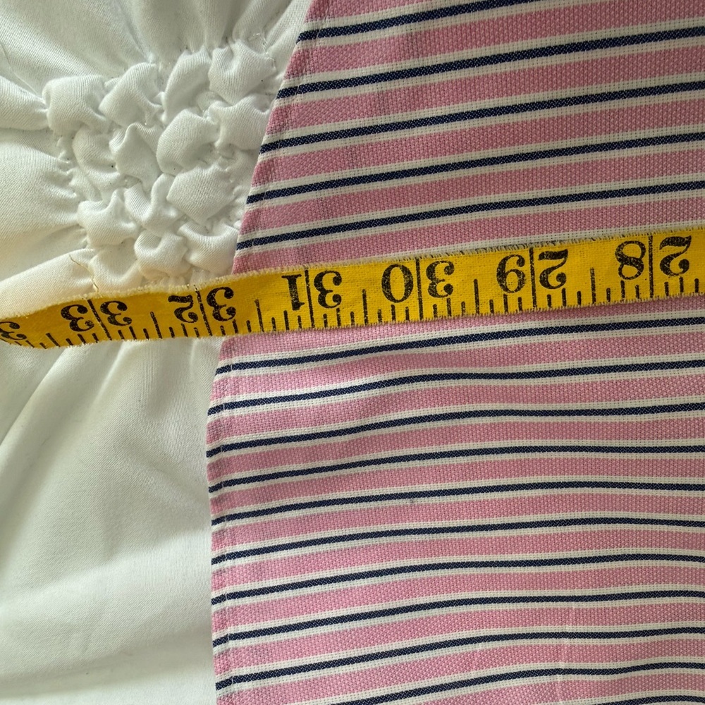Lauren Ralph Lauren Men's XL
18 36/37 Blue/Pink Striped Button Down PREPPY - Picture 7 of 10